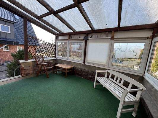 überdachte Terrasse