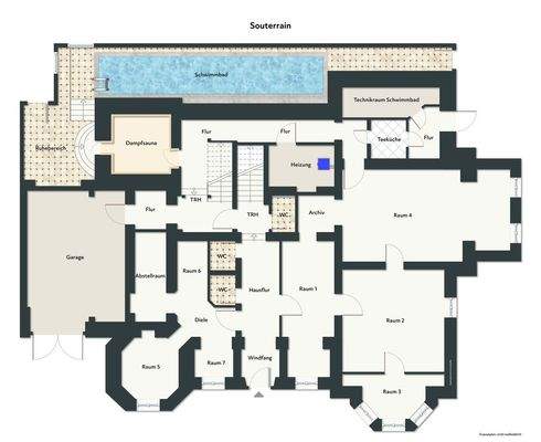 Grundriss Souterrain