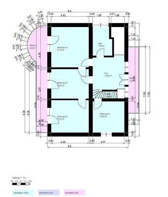 Grundriss 1. OG ohne Gewähr