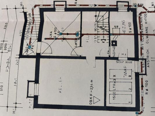 Grundriss Keller