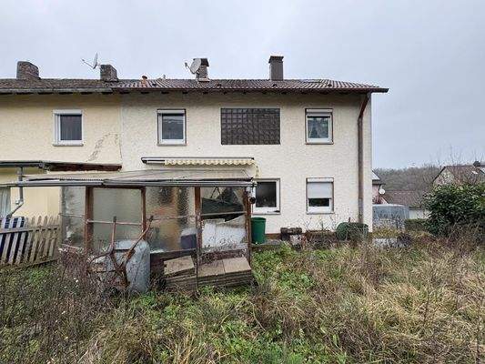 Rückansicht des Gebäudes