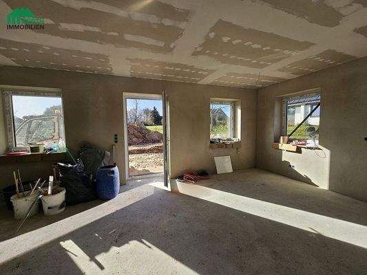 Teil eines Wohnzimmers