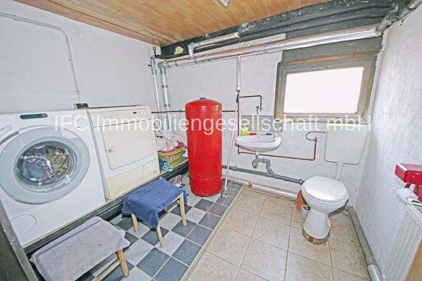 Waschküche im Nebengelass