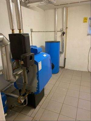 Heizungsanlage im Kellergeschoß