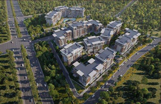 Flats in a Social Complex with Lake Views in Kocaeli