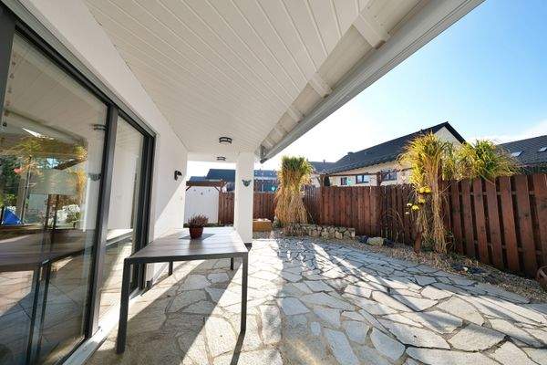 Terrasse Westausrichtung