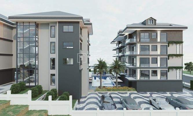 Elegant Apartments in a Rich Featured Complex in Alanya