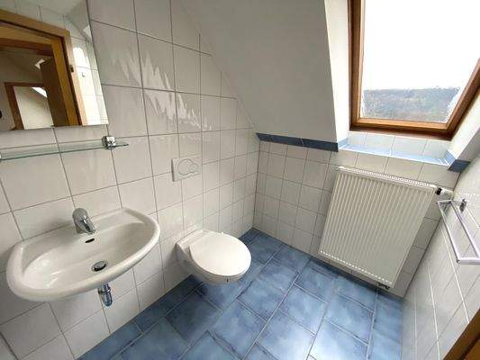 WC im Dachgeschoss
