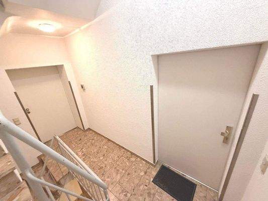 Nur zwei Wohnungen auf der Etage