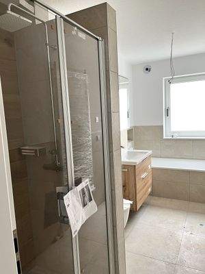 Sanitärarbeiten abgeschlossen 