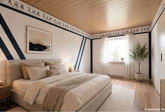 Ansicht Schlafzimmer KI