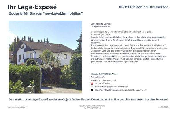 Hinweis auf das Lage-Exposé