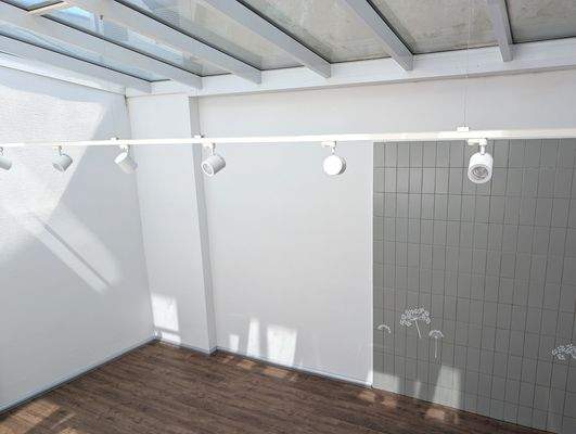 Ausstellungsraum mit Glasdach EG