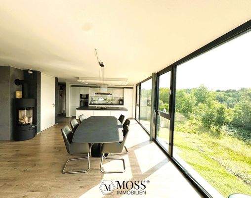 Wohnküche mit Panoramablick 