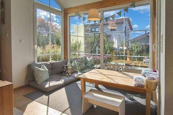 Kinderbereich im Wintergarten