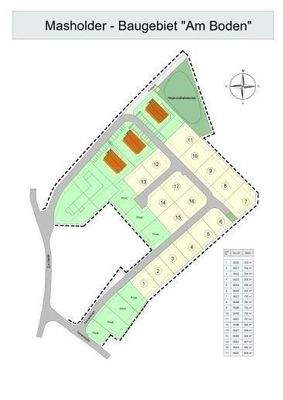 Bitburg - Masholder - Am Boden - Grundstücksübersi