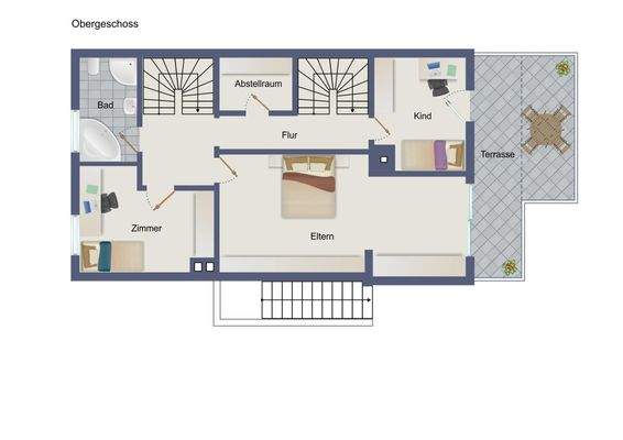 Grundriss Obergeschoss