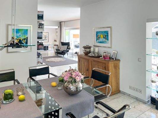 Esszimmer-Wohnzimmer