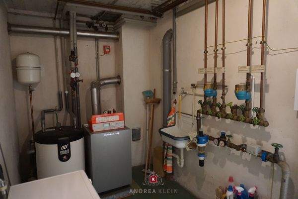 der Heiz- und Waschraum