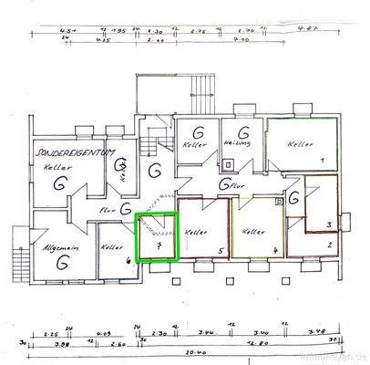 Grundriss Untergeschoss