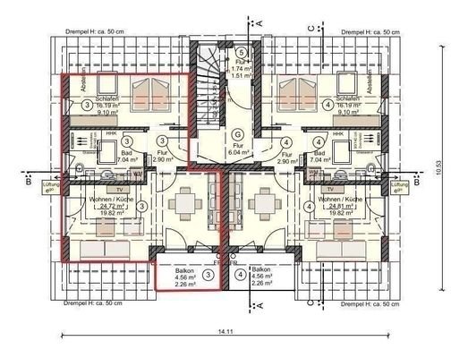 Grundriss 1. DG Whg. 3 rot markiert.jpg