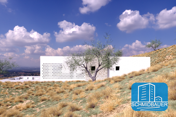 Südkreta - Melambes: Grundstück mit Baugenehmigung