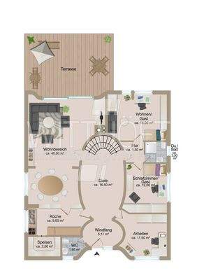 Grundriss Erdgeschoss