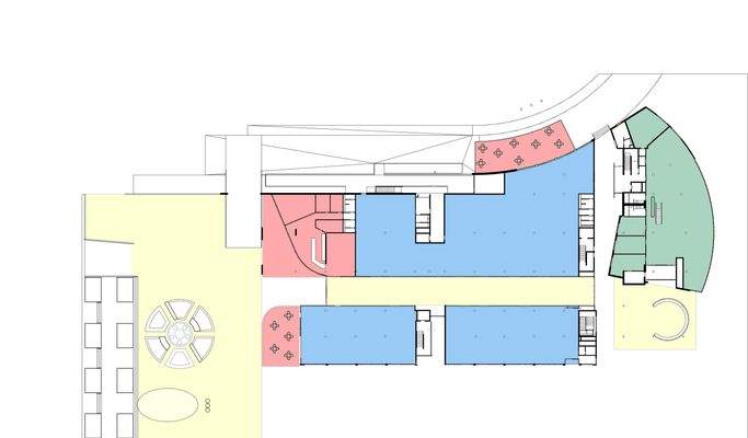 Grundrissplan Flächen