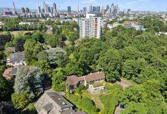 Drohnenansicht Skyline