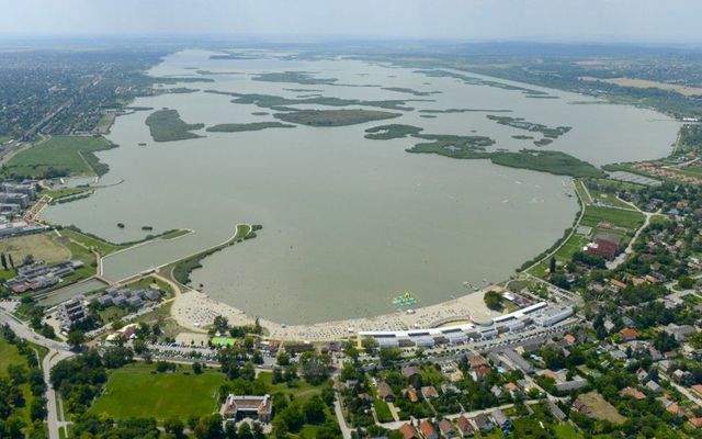 Velencer See mit Strand