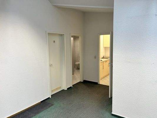 Zugang zu den Toiletten und Küche