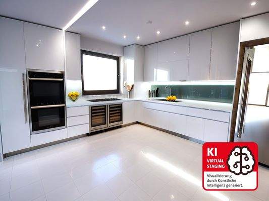 große Wohnküche - KI generiert