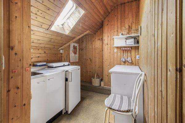 Küche im Dachgeschoss