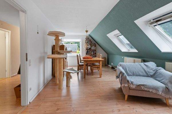 Wohnzimmer Dachgeschosswohnung