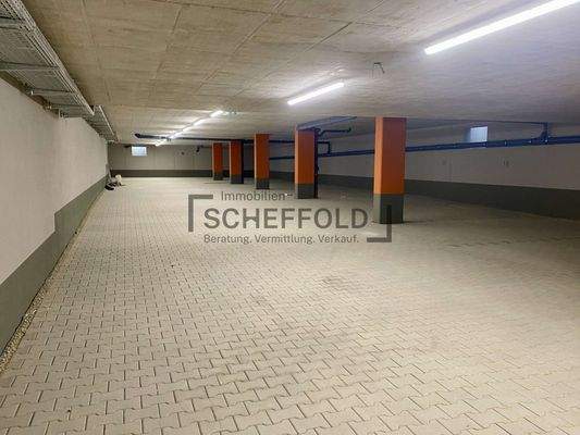 Übersicht der Tiefgarage