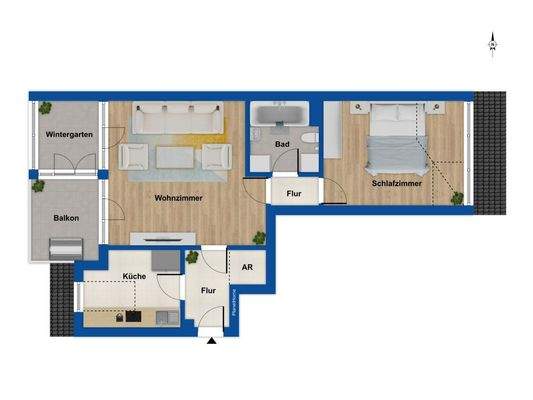 Grundriss 3. Obergeschoss