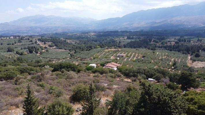 Kreta, Kaina: Grundstück mit herrlichem Bergblick zu verkaufen