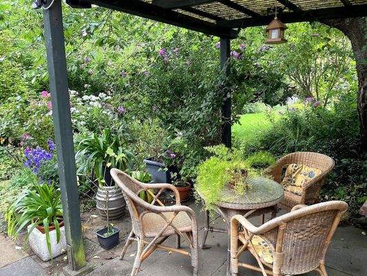 überdachter Terrassenteil