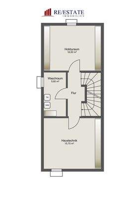 Kellergeschoss mit Hobby-/Waschbereich