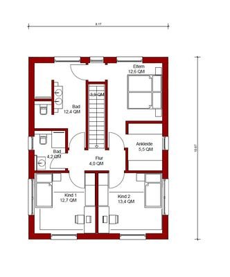 Planungsentwurf Grundriss DG