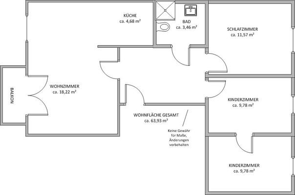Muster Grundriss