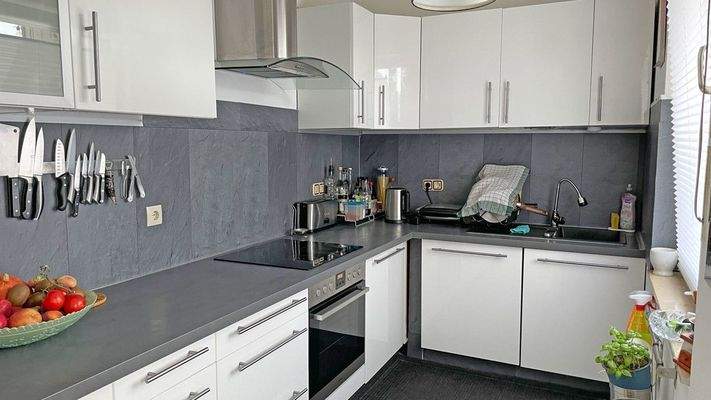 Küche im Dachgeschoss