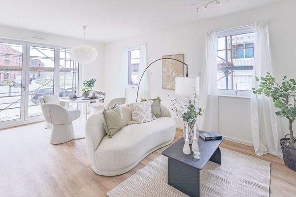 Wohn-/Essbereich Musterwohnung 