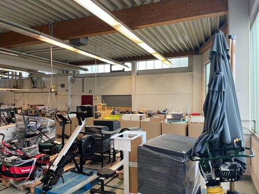 Hallenflächen Erdgeschoss