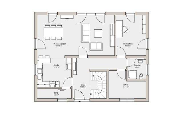 Grundriss Erdgeschoss