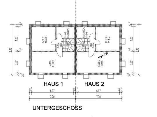 Grundriss Kellergeschoss