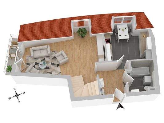 Grundriss Dachgeschoss