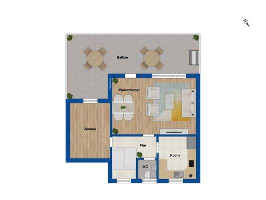 Grundriss Obergeschoss