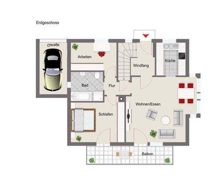 Grundriss Erdgeschoss