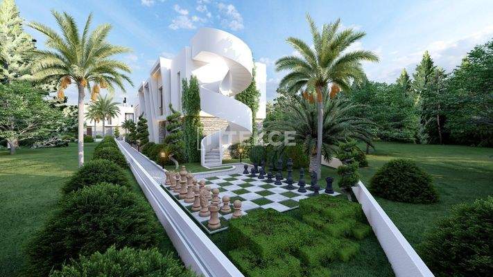 Nature-View Flats in a Complex with Pool in Girne Alsancak